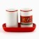 New Year! Set for spices New Year's ceramic “Gingerbread men!”, 12x6.5x7 cm, white color