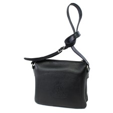 Cross-Body bag, lightning department, black color 7x21x24cm