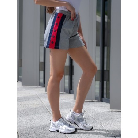 Women's shorts ise, size 46 cm, gray color-12