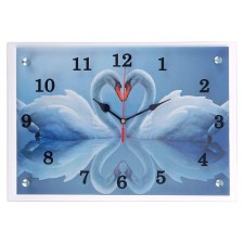 Carty clock is wall-mounted, interior 