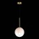 STL LUCE Sus. SL1190.203.01. Cassius. 1x60 W, E27, 20x20x40 cm, golden color