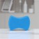 Bath sponge for the body "Sunset", 13 × 9 × 4 cm, blue color