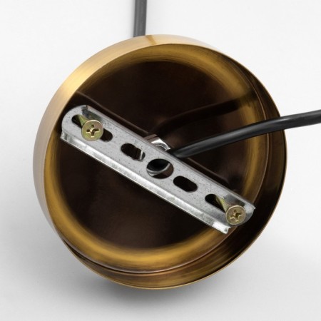 Bayerlux lamp "Billy" E27 40W gold 18x18x20-120cm-7