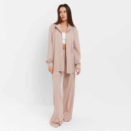 Female set (shirt, trousers, top) KAFTAN "BASE" p. 42, powder-5