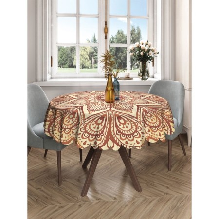 Tables on the table “Flamy petals”, round, Saten, D = 150 cm-2