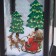 Lamp "Santa Klaus on Sani" 3haa Black 14x14x28.5cm