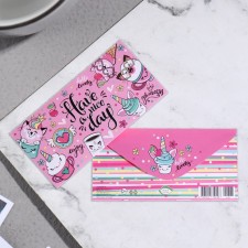 The envelope for the money 