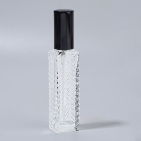 The perfume bottle "Transparent pattern", with a spray, 15 ml, black color-8