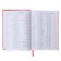Leduced Diary A5, 160 sheets, Attomex. Orion, solid boumvinyl cover with foam rubber, liesse, block 70 g/m2, red
