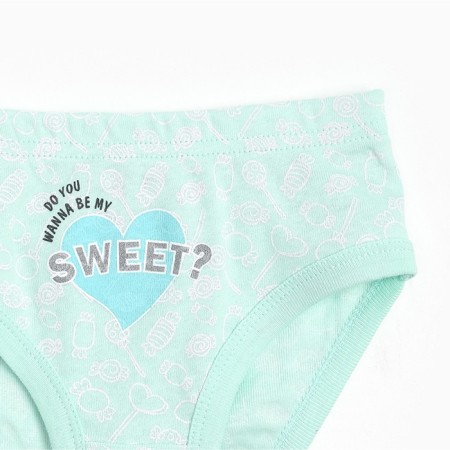 Panties for a girl, height 134 cm, mint color-1