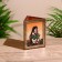 Standing for pencils "India" wood shisham 9x9x11.5cm mix