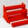 Catch for clocks, bracelets, phlock, 3 rollers, 30.5 × 17.5 × 22.5 cm, d = 5 cm, red color red