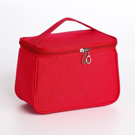 Lightning cosmetic bag, raspberry color