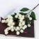 Artificial flowers "Ricin" 2.5x73 cm, white