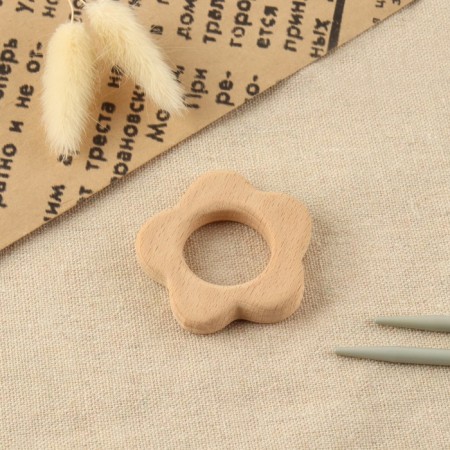 The basis for the macrame "Flower", D = 2.5/5.3 × 1 cm