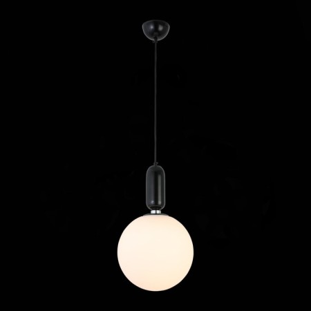 Suspension lamp ST LUCE. SL1220.403.01. Rietta. 1x60 W, E27, 25x25x43 cm, black color-1