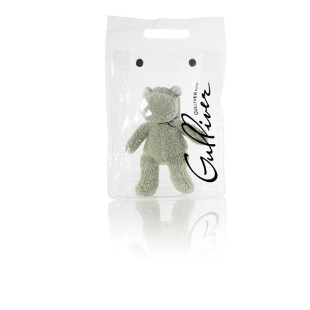 Soft toy Gulliver Hippo "Greennie", 20 cm-3