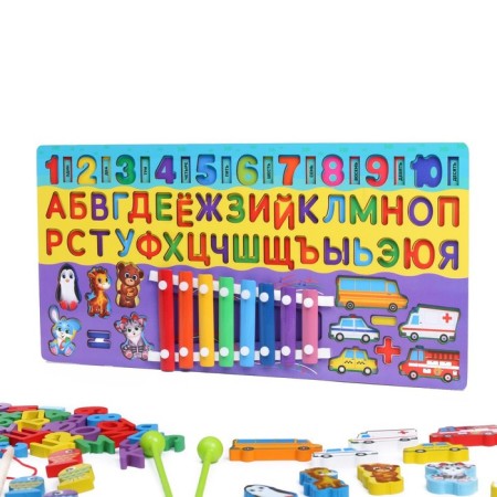 Logic center 6 in 1 "Fun" 45x22 cm-3