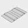 Ground for glazing and cooling confectionery, 3 tiers, 40.5 × 25 cm, black color