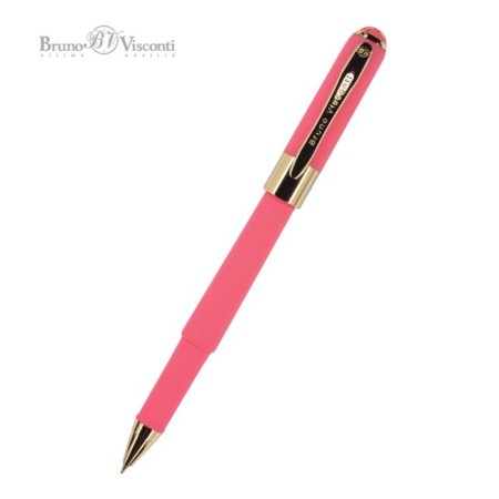 Ballic handle, 0.5 mm, BrunovisConti monaco, blue rod, Soft Touch Coral, in case-1