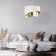 Suspended lamp TK Lighting Grant White 4820, E27, 1x40W, 380x380 mm, white color