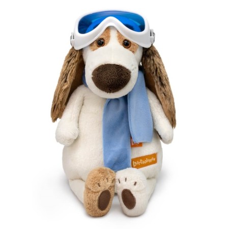 Soft toy "Bartholomew in ski glasses", 27 cm