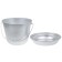 Aluminum pot with a lid, 9 l, conical, poisoned