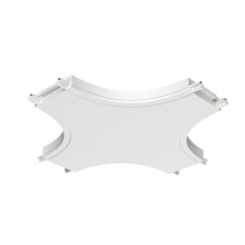 The X-shaped power connector for the Technical tra084CX-11W, 11x11x0.7 cm, white color.