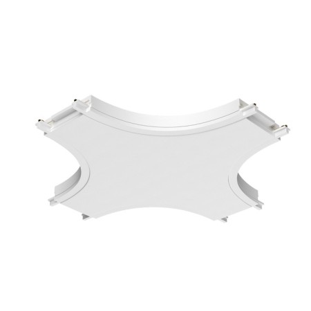 The X-shaped power connector for the Technical tra084CX-11W, 11x11x0.7 cm, white color.