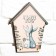 Wall keynet "I love you", 15 x 15.5 cm.