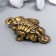 Souvenir brass "Cash toad with coin" 1.9x3.4 cm
