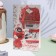 Postcard "On a wonderful birthday!" Glitter, Congrev, red roses, 19x29 cm