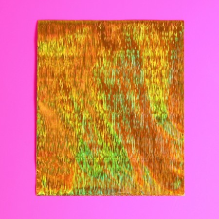 Gift holographic package with sticky tape, "starry sky", 10x10+2 cm set 5pcs-4