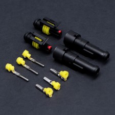 Car connector, hermetic plug-grin dj7011-1.5-11/21, 1 contact, set 5 pcs