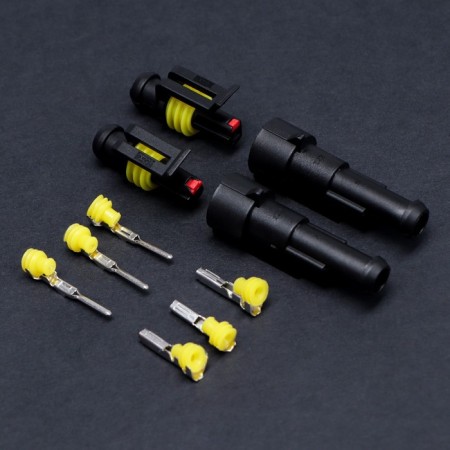 Car connector, hermetic plug-grin dj7011-1.5-11/21, 1 contact, set 5 pcs
