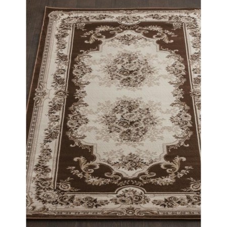 Rectangular carpet Merinos Valencia Deluxe, size 250x500 cm, color Brown