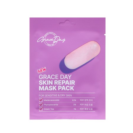 Grace day fabric mask for skin restoration, 27 ml