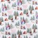 Glossy packaging paper "Funny New Year", 60 x 90 cm, New Year