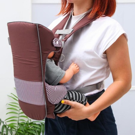 Backpack-Kenguru "Discovery", color chocolate, 5 positions, 2-15 kg