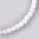 Beads made of natural stone "White quartz" set 58 pcs., Size 1 pc. - 6 mm