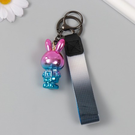 Trick plastic with carbine, strap "Bunny" holography 3x2.5x5.5 cm-3