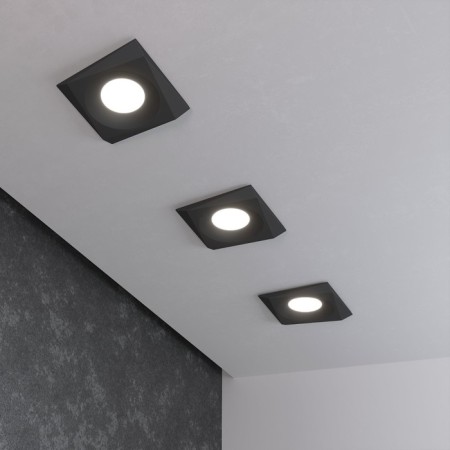 Lumina -Into -Complexed Elektrostandard, Margin, 94x94x25 mm, GU10, Black Color-1