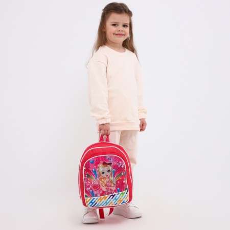 Baby backpack on lightning, pink color-3