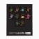 Subject notebook A5, 48 liters on the clip “Neon. Chemistry »Soft touch lamp, 3D varnish