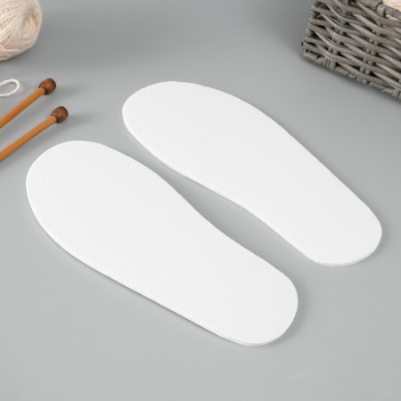 Sole for knitting shoes "Eva" Size "41", thickness 4 (± 0.5) mm, white-2
