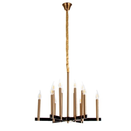 Barry chandelier 12x40W E14 Brass 65x65x50 cm Bayerlux