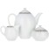 Coffee service 6/9 Opal, decor "Platinum plates", 15 items
