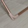 Sushilka for linen is floor folding, working length 20 m, height from the floor 95 cm, width 54 cm, color pink gold