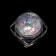 Sequins for the decor "Star Night", holographic, white color
