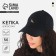 Men's cap "Eagle", Black color, rr 56